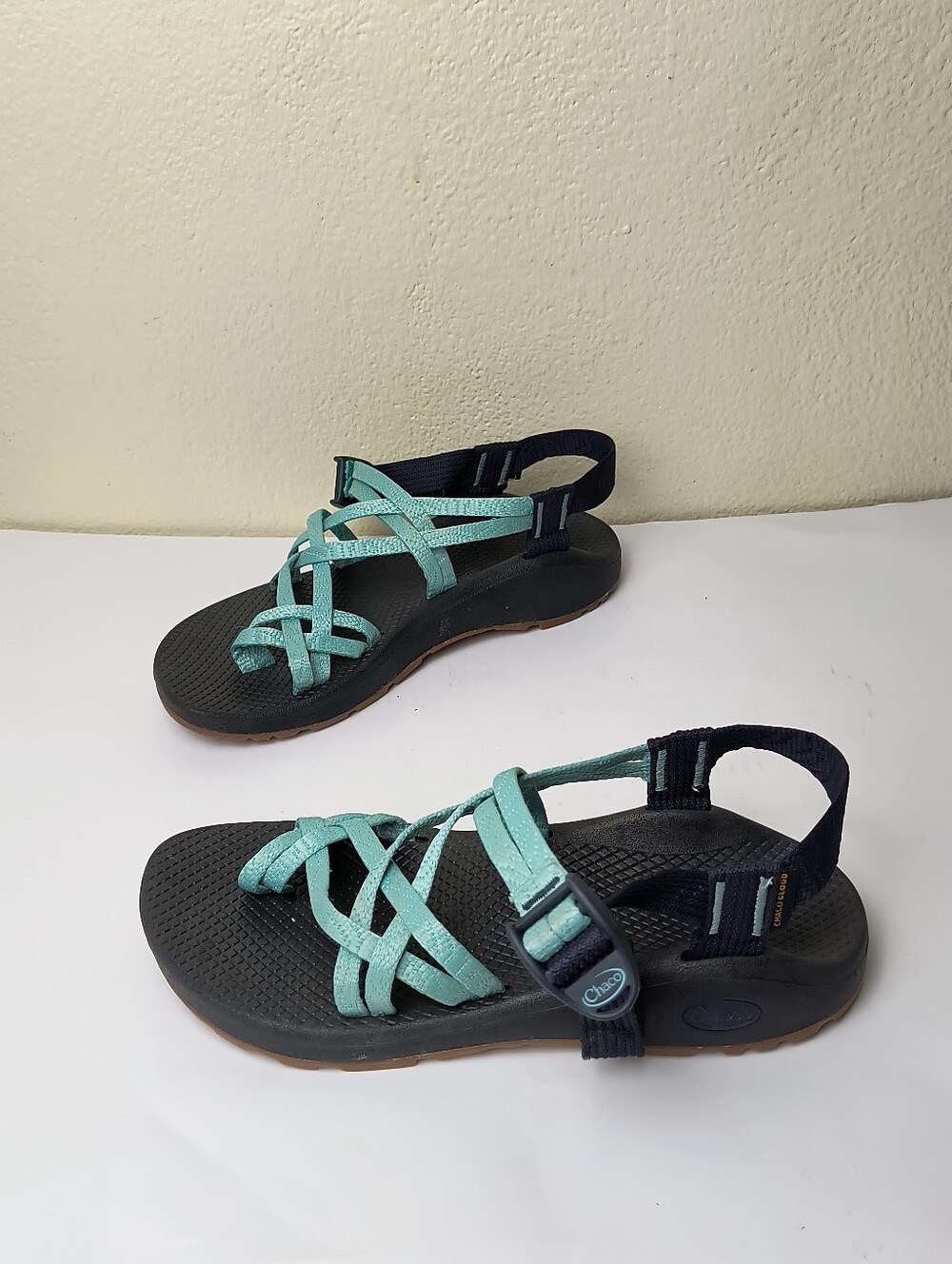 Chaco ZX/2 Cloud Size 9 Women's Teal Strappy Sandals